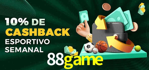 10% de bônus de cashback na 88game
